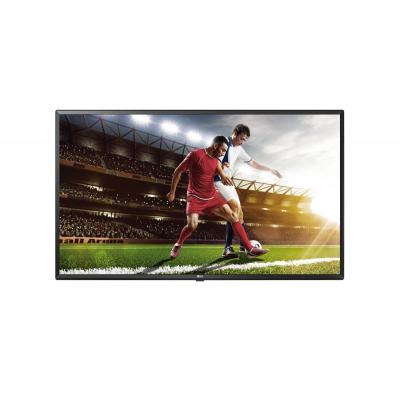 49"Black Commercial TV 4K UHD 360 cd/m2 VESA Wall Mount 300 x 300mm